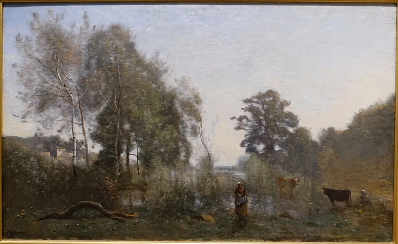 Los estanques de Ville d'Avray - Jean-Baptiste Camille Corot
