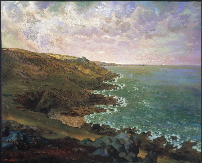 Los acantilados de Gréville - Jean-François Millet