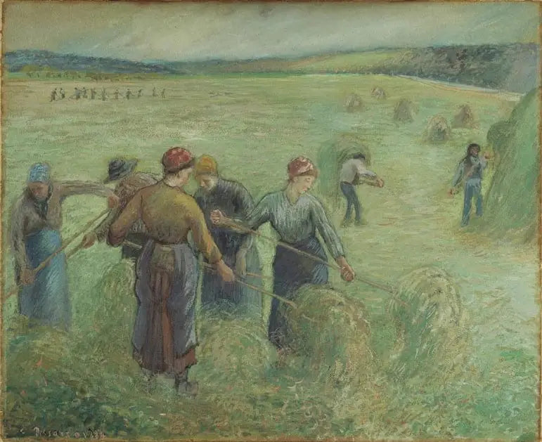 Las segadoras - Camille Pissarro