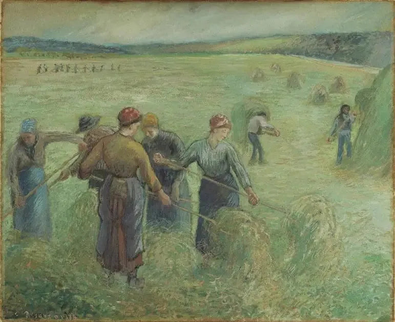 Las segadoras - Camille Pissarro