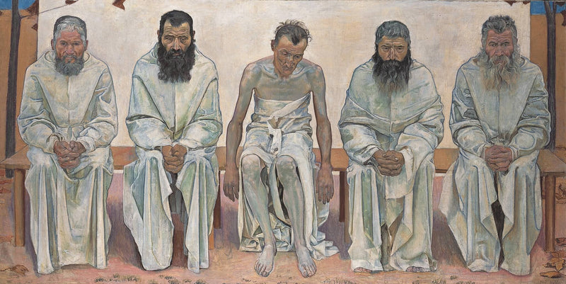 Los fatigados de la vida - Ferdinand Hodler