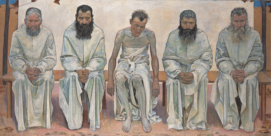 Los fatigados de la vida - Ferdinand Hodler