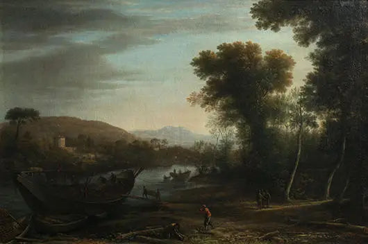 Los astilladores de madera - Claude Lorrain