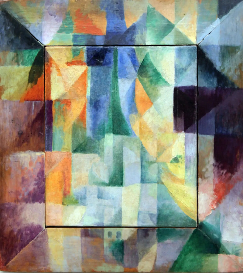 Las Ventanas simultáneas sobre la ciudad. 1ª parte, 2º motivo, 1ª réplica - Robert Delaunay