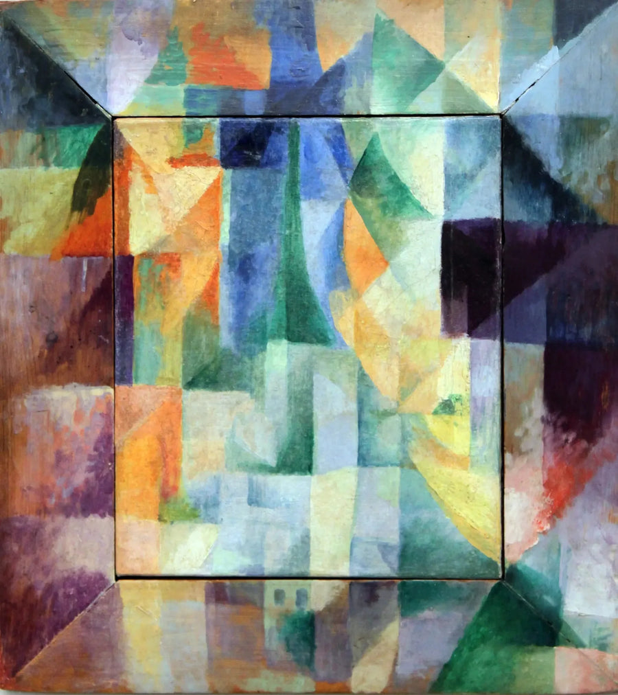 Las Ventanas simultáneas sobre la ciudad. 1ª parte, 2º motivo, 1ª réplica - Robert Delaunay