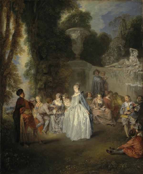 Las Fiestas Venecianas - Antoine Watteau