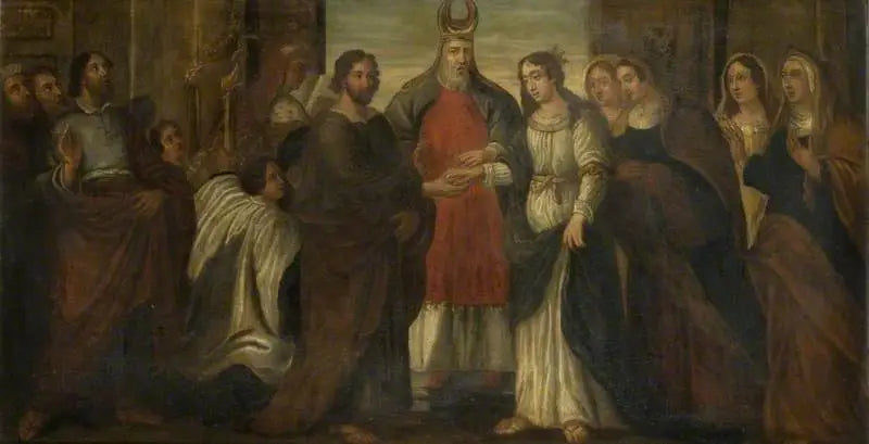 Los compromisos de María y José - Peter Paul Rubens