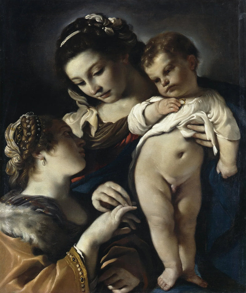 Los compromisos de Santa Catalina de Alejandría - Guercino