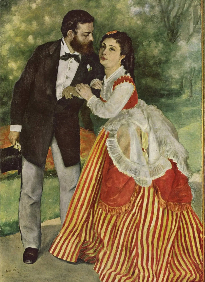 Los Novios - El Hogar Sisley - Pierre-Auguste Renoir