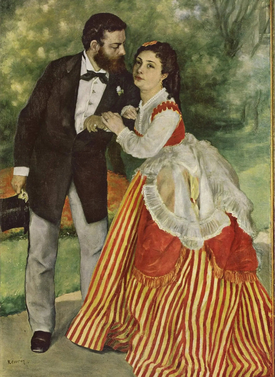 Los Novios - El Hogar Sisley - Pierre-Auguste Renoir