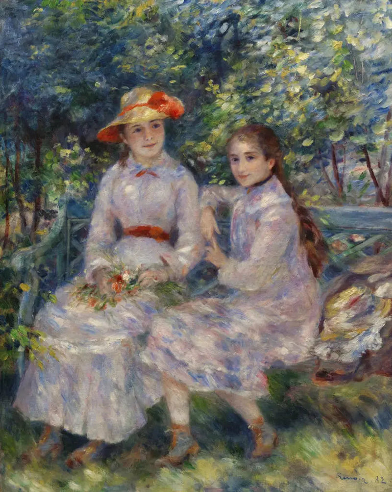 Las Chicas de Durand-Ruel - Pierre-Auguste Renoir