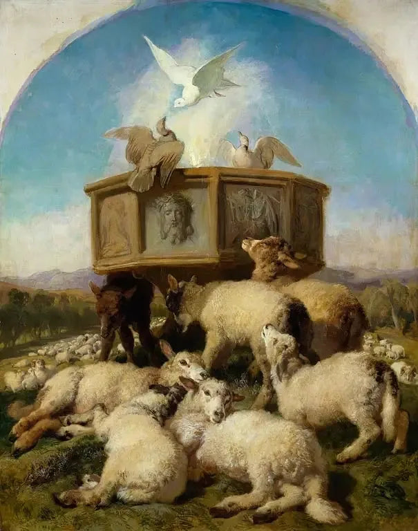 Las fuentes bautismales - Edwin Henry Landseer