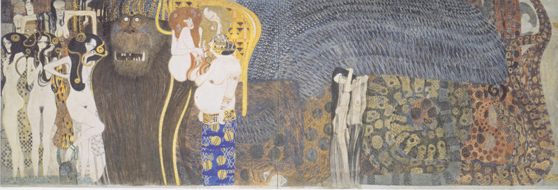 Las Fuerzas del Mal y las tres Gorgonas - Gustav Klimt