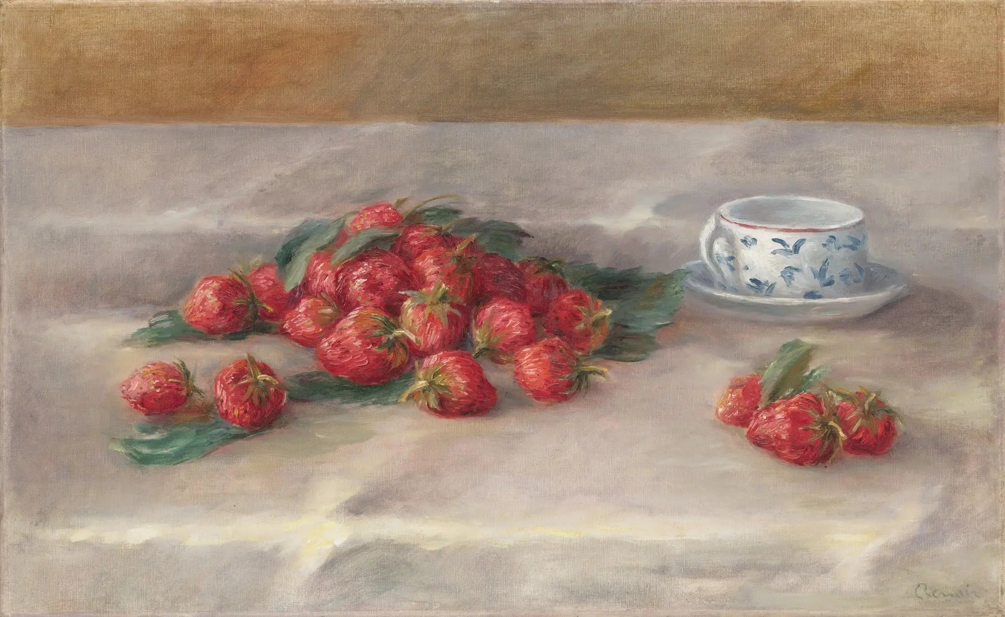 Les Fraises - Pierre-Auguste Renoir image 1 tableau peint à l’huile sur toile