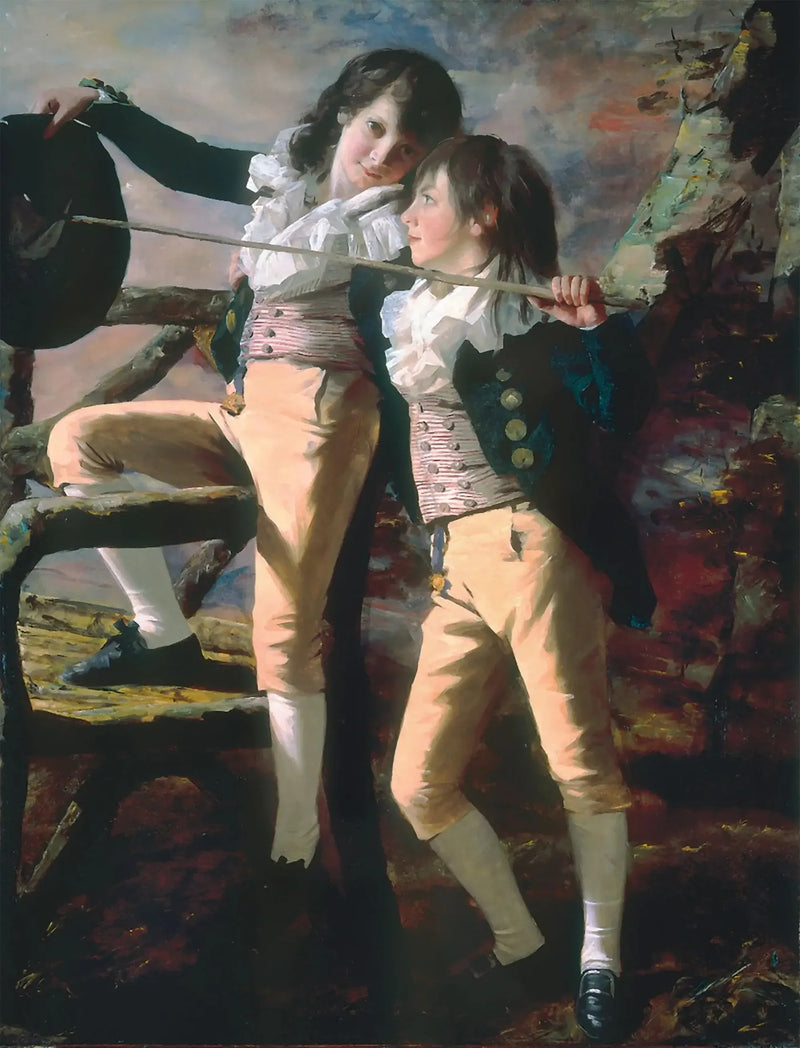 Los hermanos Allen (Retrato de James y John Lee Allen) - Henry Raeburn