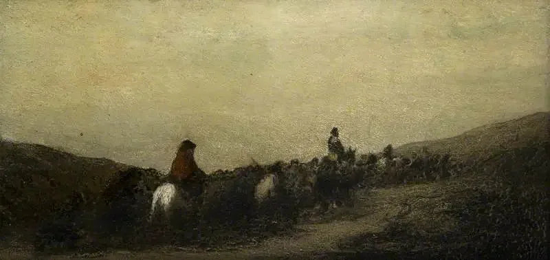 Los fugitivos - Honoré Daumier