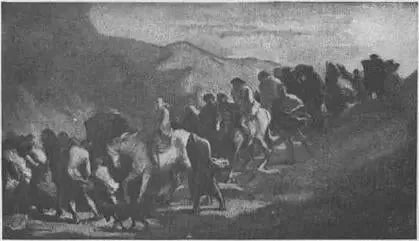 Los fugitivos - Honoré Daumier