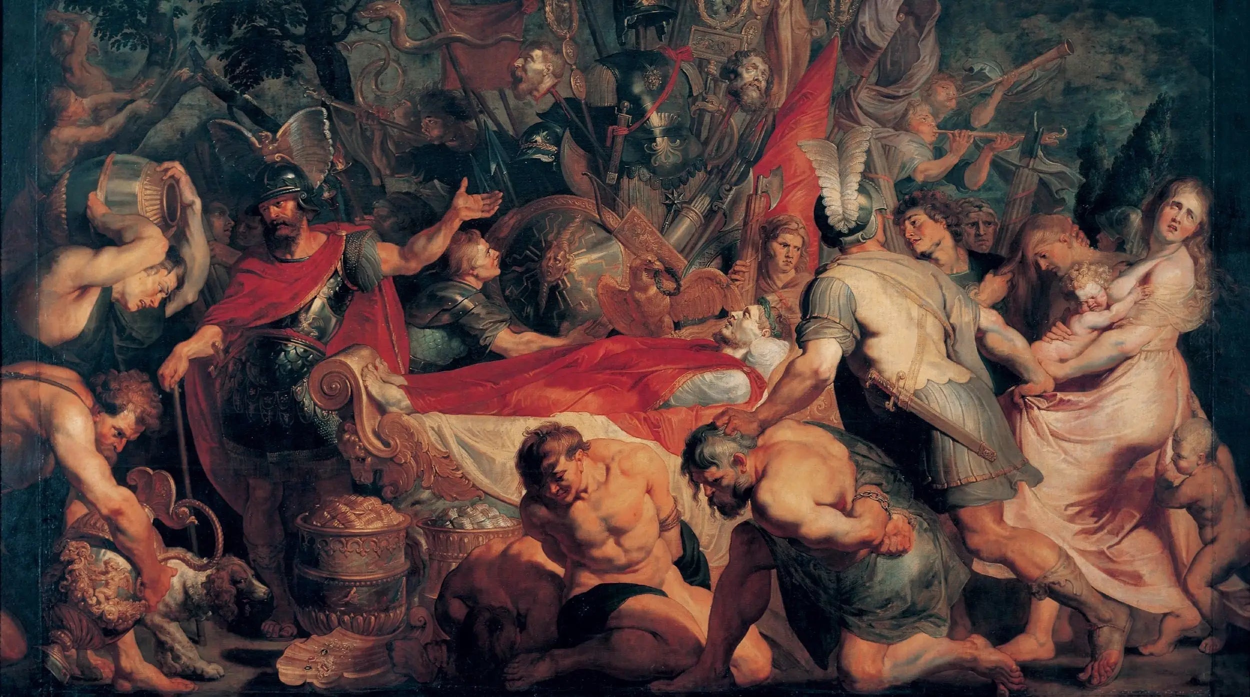 Les funérailles de Decius Mus - Peter Paul Rubens image 1 copie de tableau peinte à la main