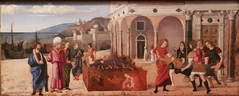 Los funerales de Marco Plauto y Orestila - Cima da Conegliano