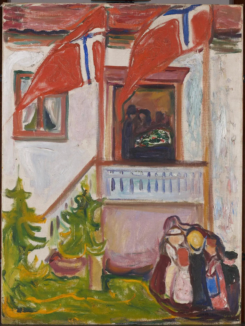 Las Exequias - Edvard Munch