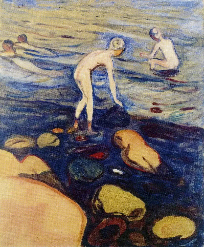 Los chicos bañándose - Edvard Munch