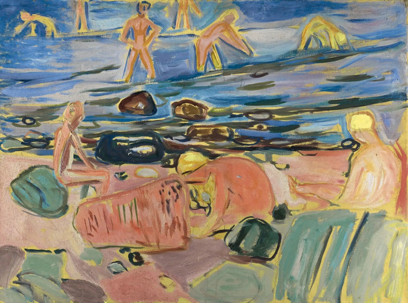 Los chicos bañándose - Edvard Munch