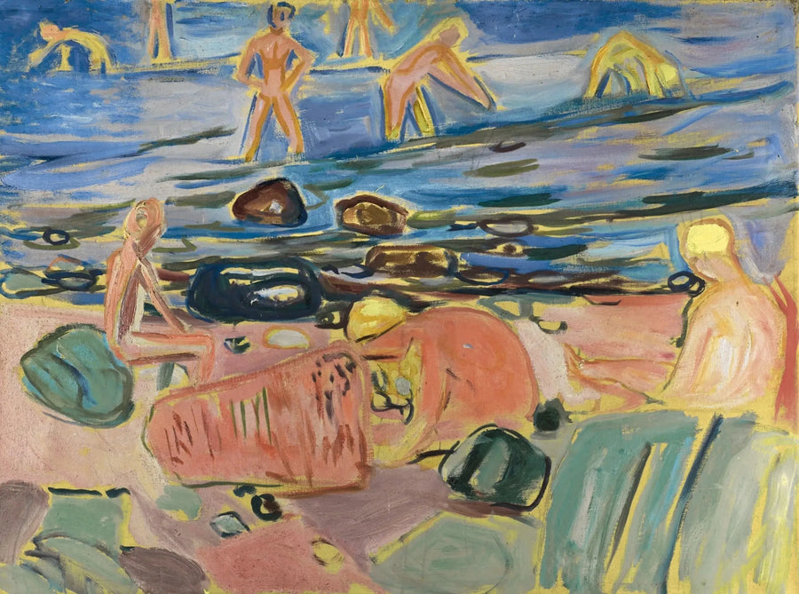 Los chicos bañándose - Edvard Munch