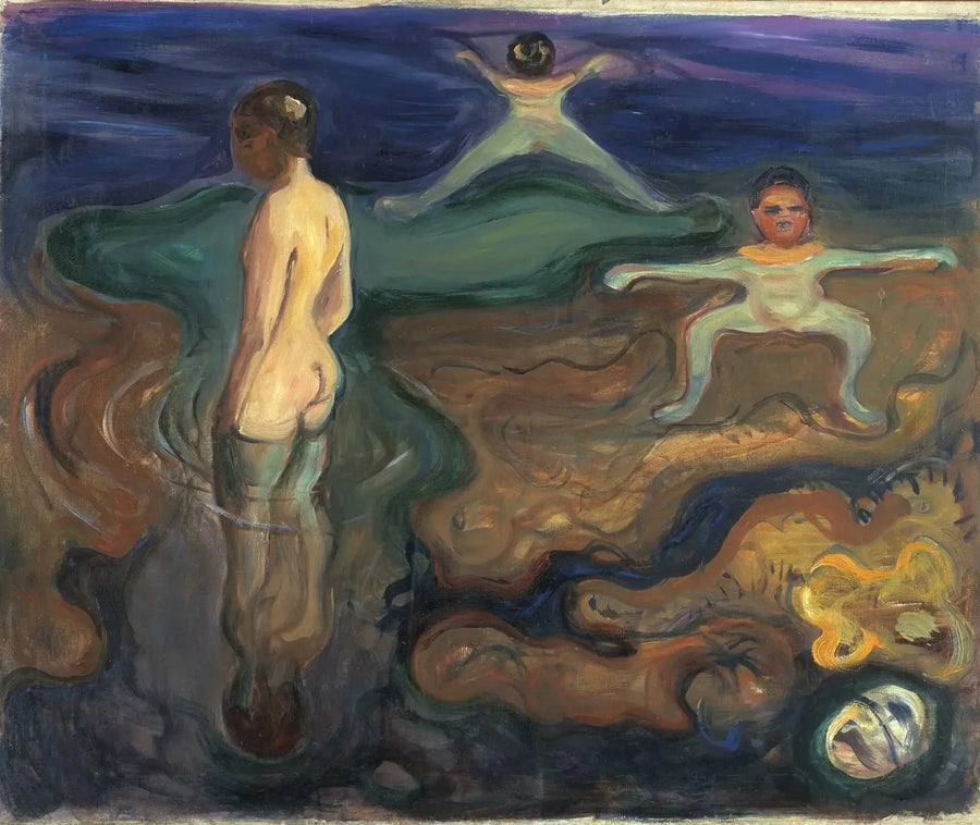 Los chicos bañándose - Edvard Munch