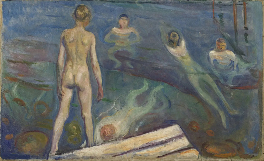 Los chicos bañándose - Edvard Munch