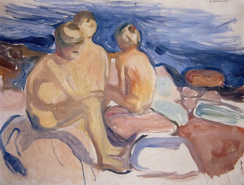 Los chicos bañándose - Edvard Munch