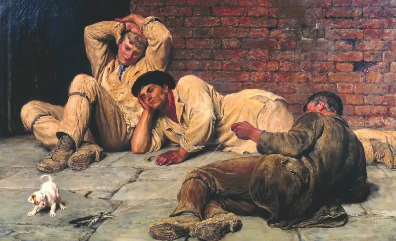 Los gigantes en juego - Briton Rivière