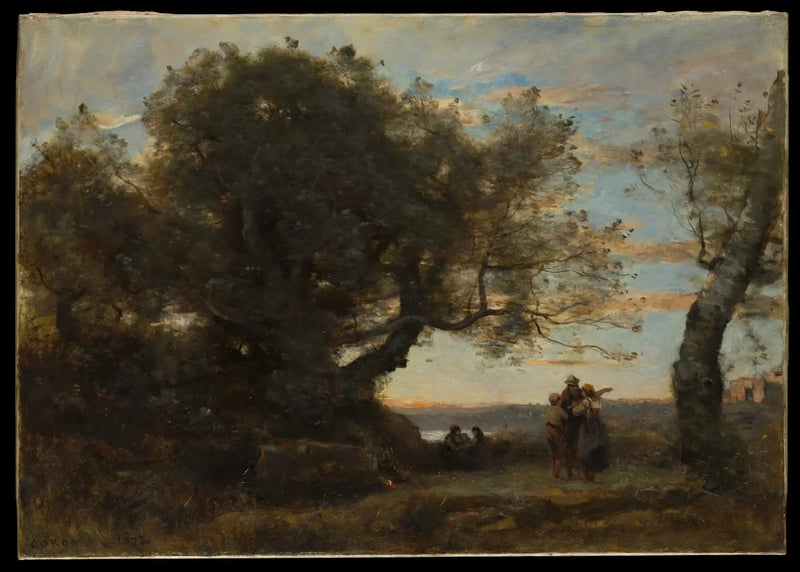 Los Gitanos - Jean-Baptiste Camille Corot