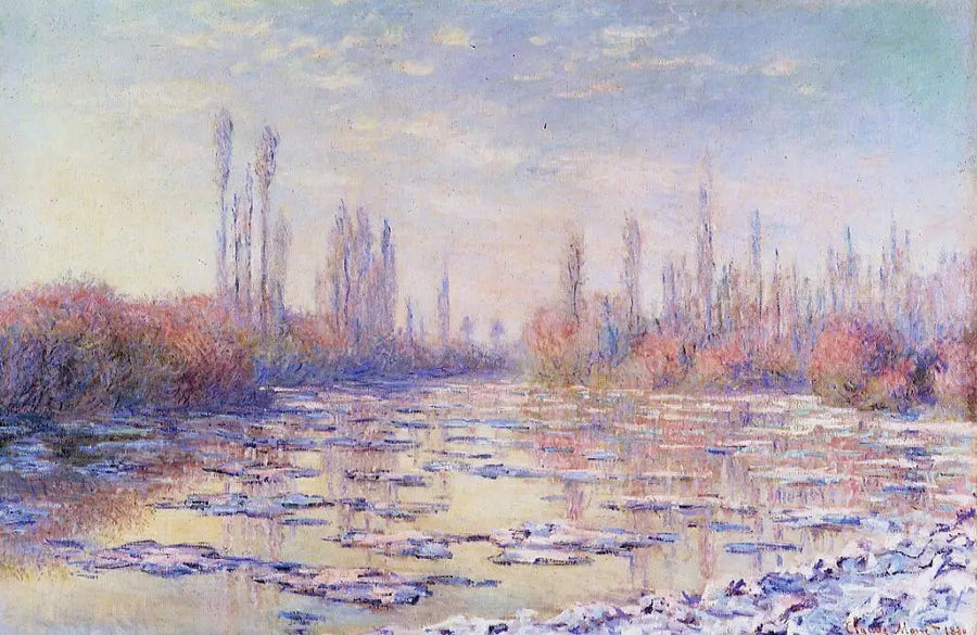 Los cubitos de hielo - Claude Monet