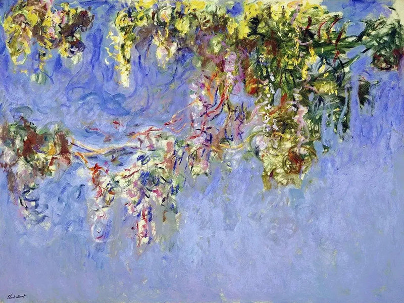 Las glicinas - Claude Monet