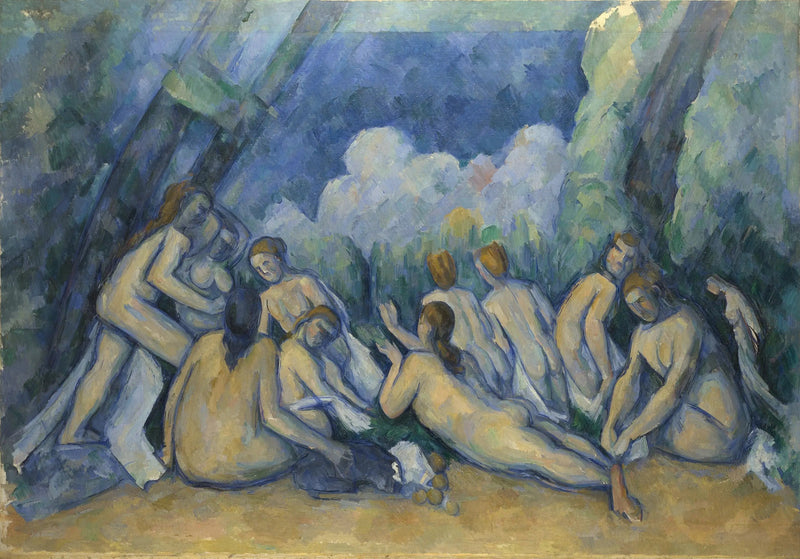 Las Grandes Bañistas - Paul Cézanne