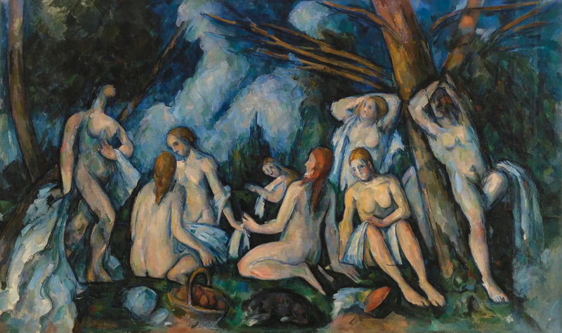 Las Grandes Bañistas - Paul Cézanne