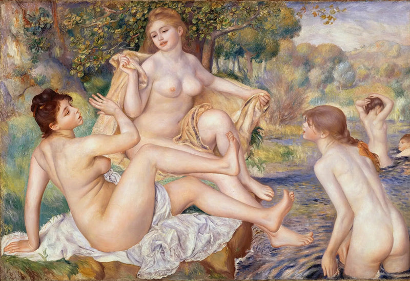 Las Grandes Baileuses - Pierre-Auguste Renoir