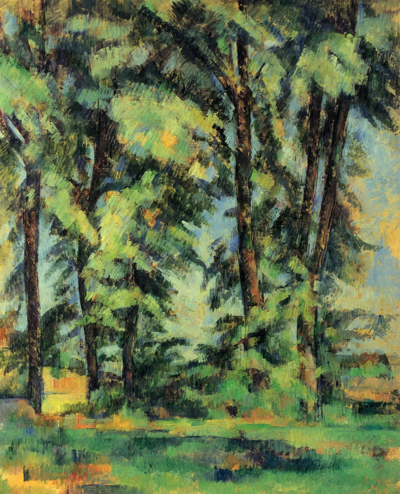Los Grandes Árboles en el Jas de Bouffan - Paul Cézanne