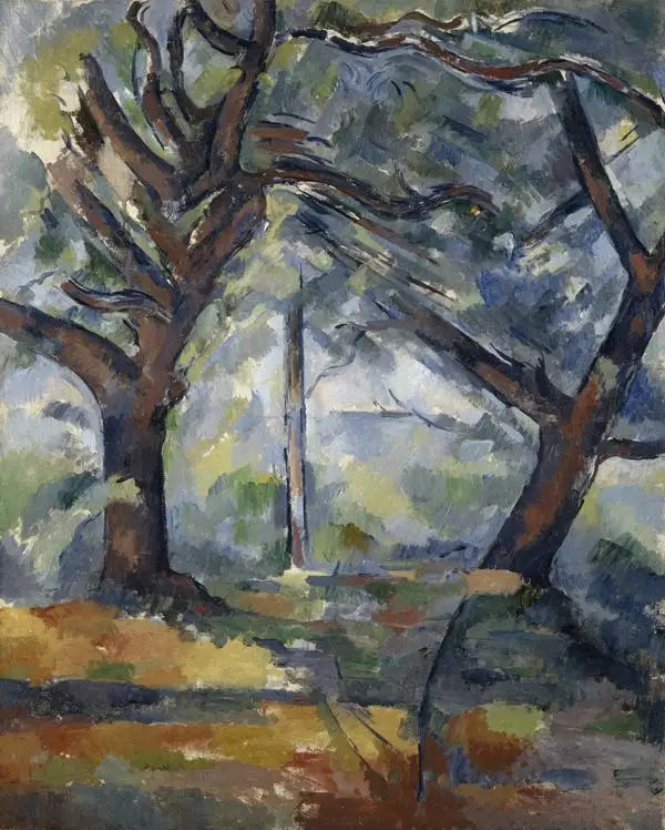 Los Grandes Árboles - Paul Cézanne