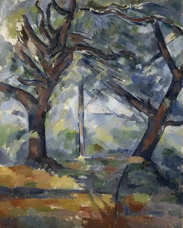 Los Grandes Árboles - Paul Cézanne