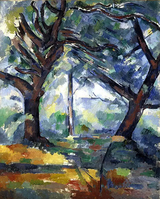 Los Grandes Árboles - Paul Cézanne