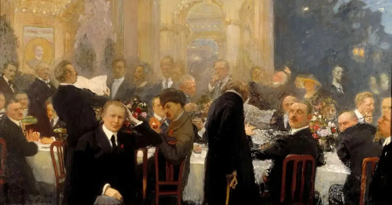 Los grandes hombres de Finlandia - Ilya Repin