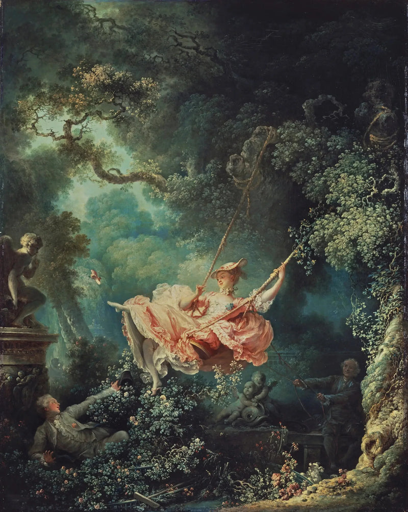 Los felices azares del columpio - Jean-Honoré Fragonard