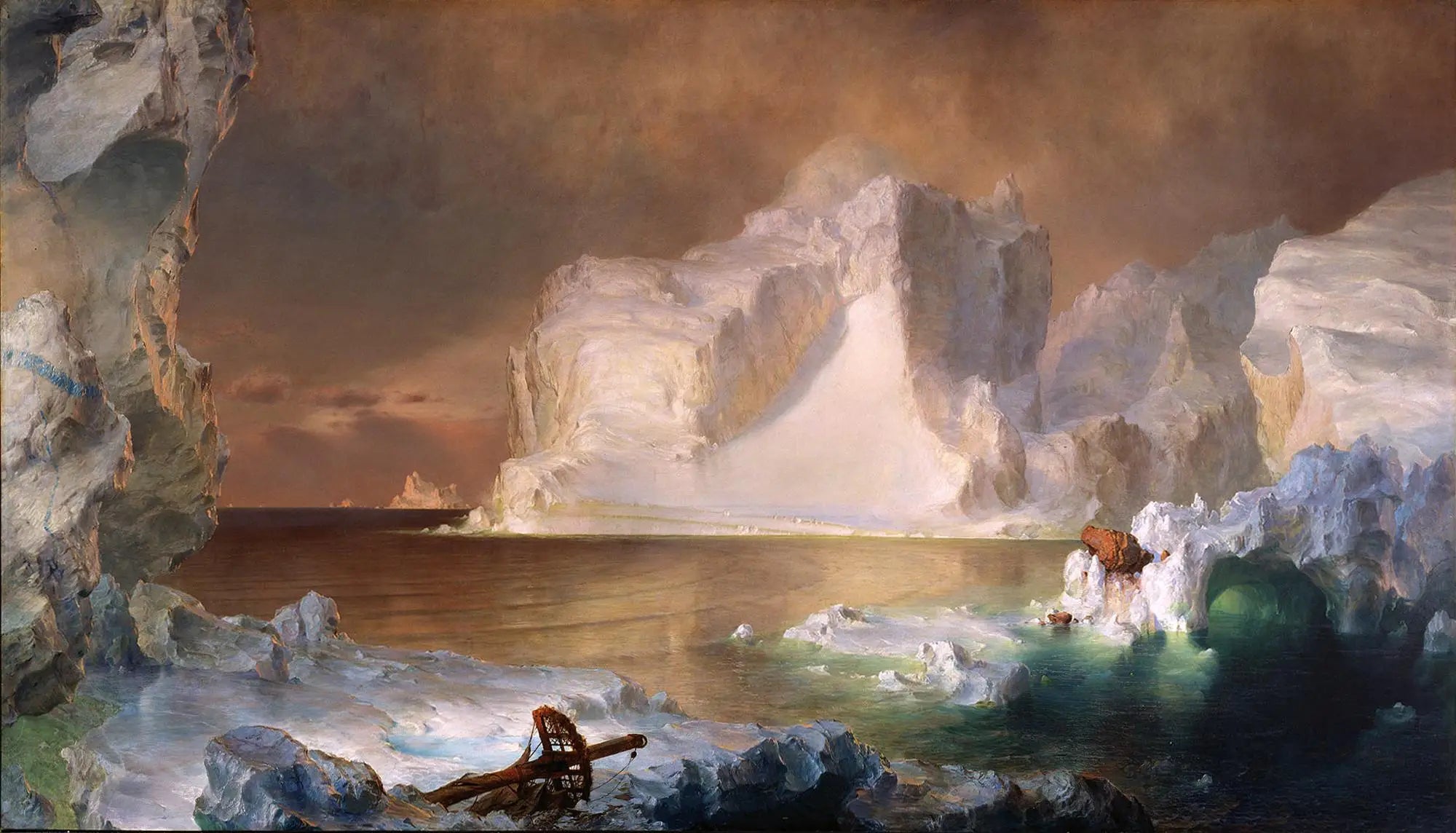 Les Icebergs - Frederic Edwin Church - Alpha Reproduction