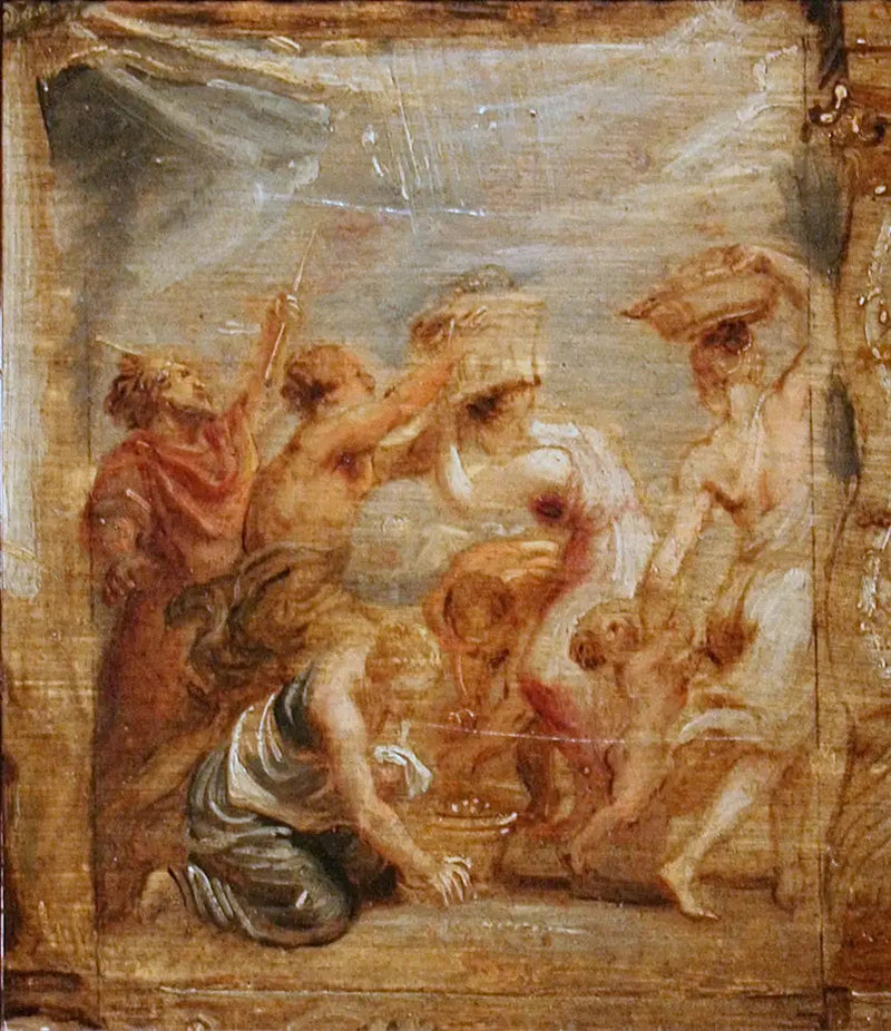 Los israelitas recogiendo el maná - Peter Paul Rubens
