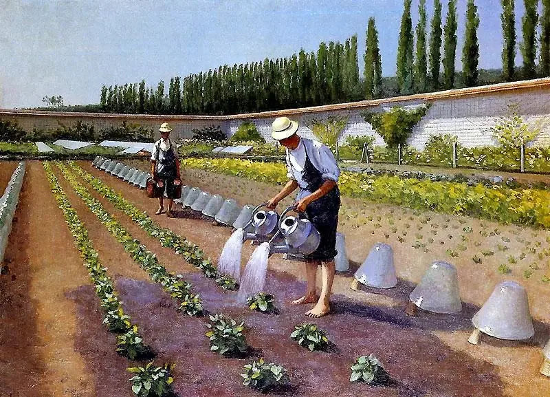 Los jardineros - Gustave Caillebotte