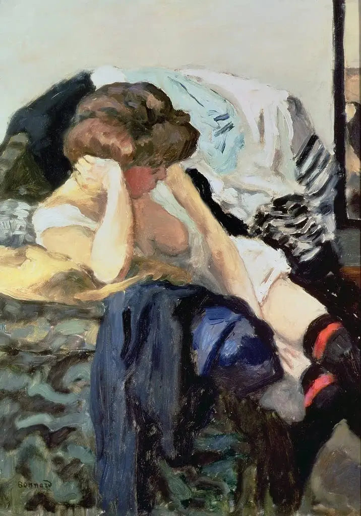 Las ligas rojas - Pierre Bonnard