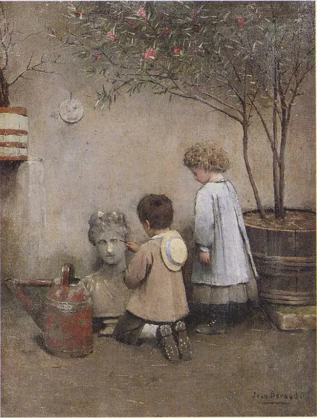 Los jóvenes artistas - Jean Béraud