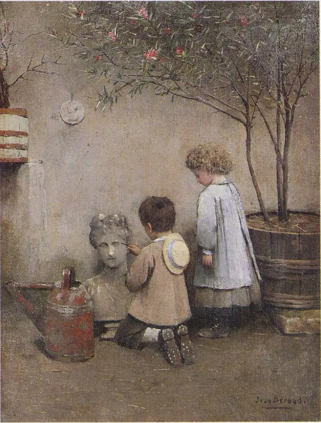 Los jóvenes artistas - Jean Béraud