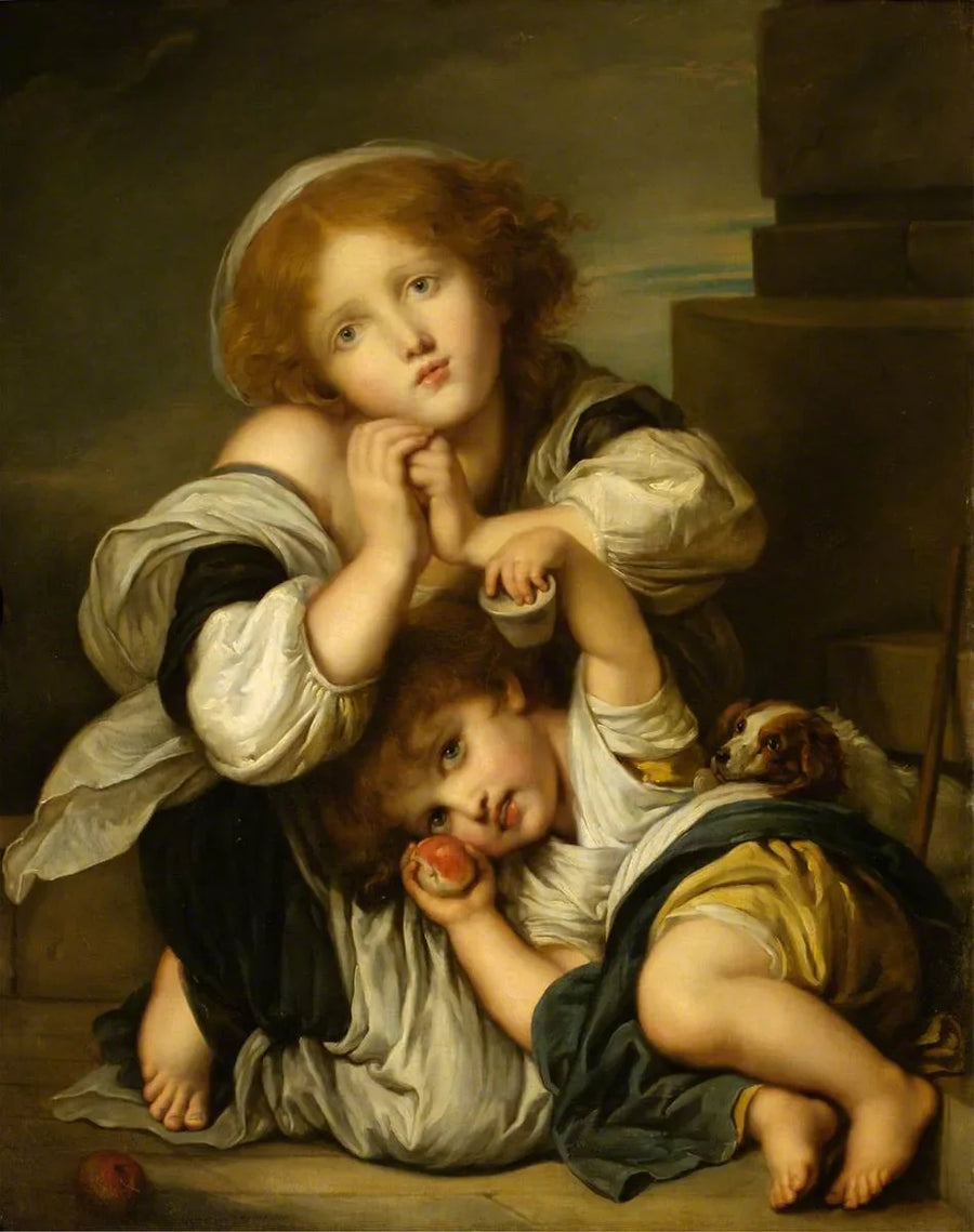 Los jóvenes mendigos - Jean-Baptiste Greuze